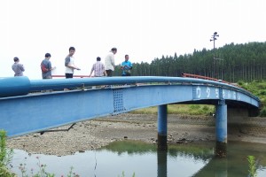 歌津 ウタちゃん橋にて